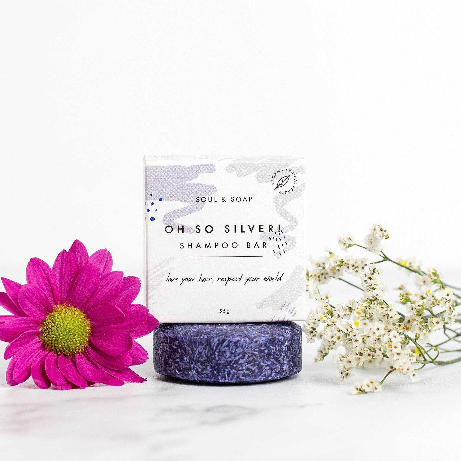 Oh So Silver Solid Shampoo Bar For Blonde and Colour Treated Hair - Vegan - REGN