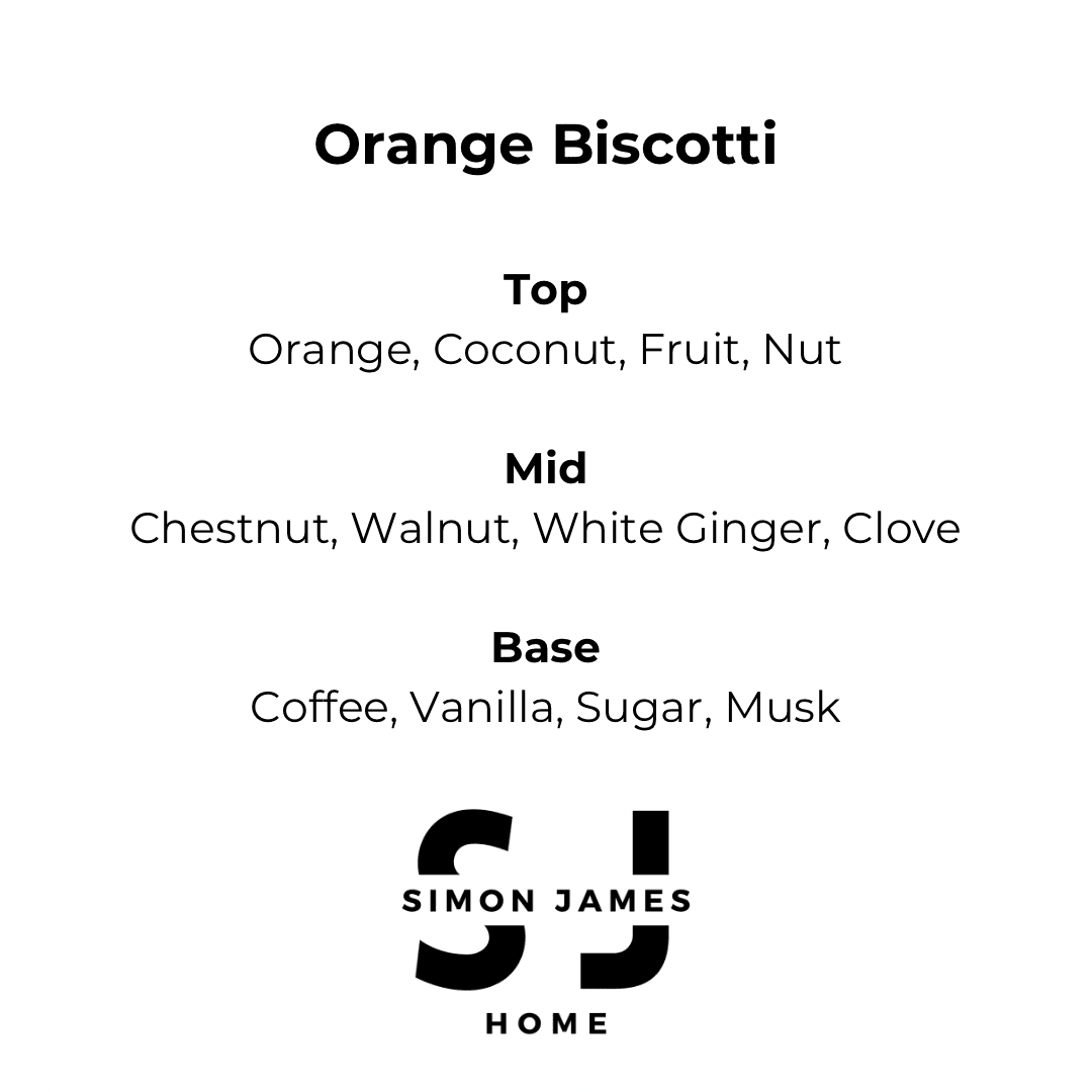 Orange Biscotti Candle - Handmade Soy Wax - REGN
