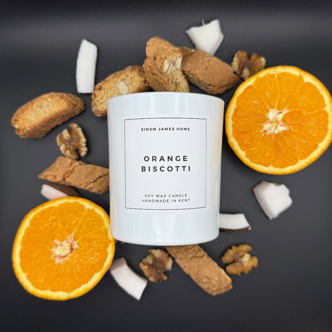 Orange Biscotti Candle - Handmade Soy Wax - REGN
