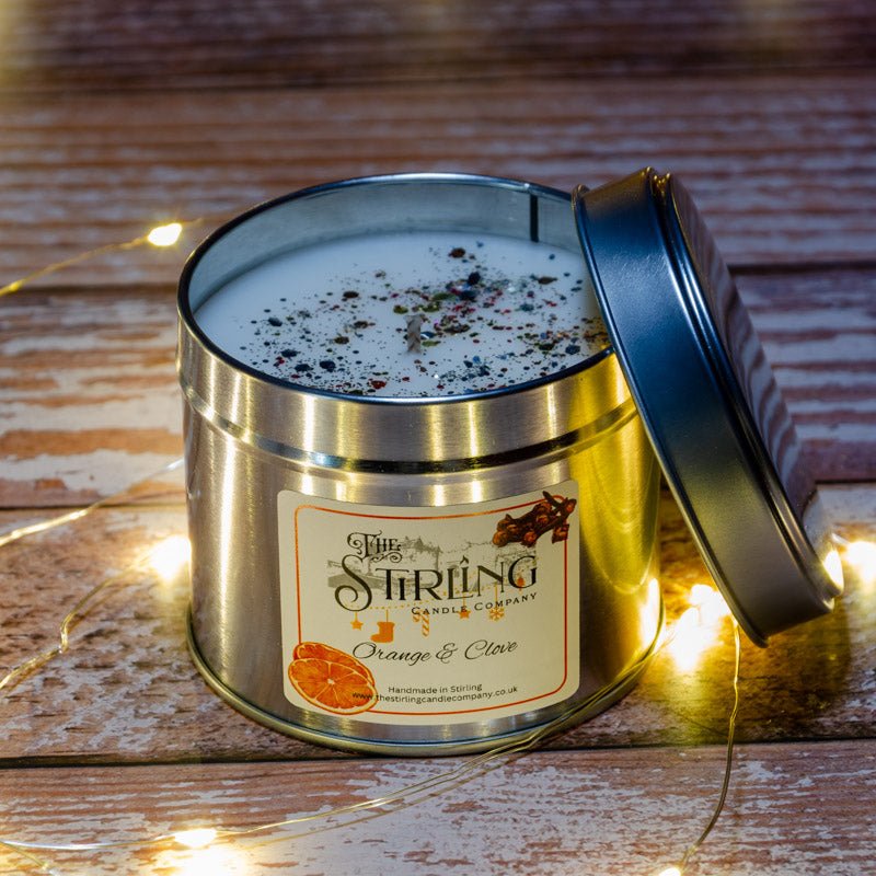 Orange & Clove - Travel Tin Candle - Cotton Wick - REGN