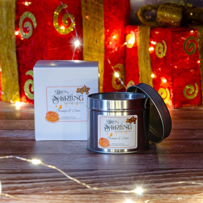 Orange & Clove - Travel Tin Candle - Cotton Wick - REGN