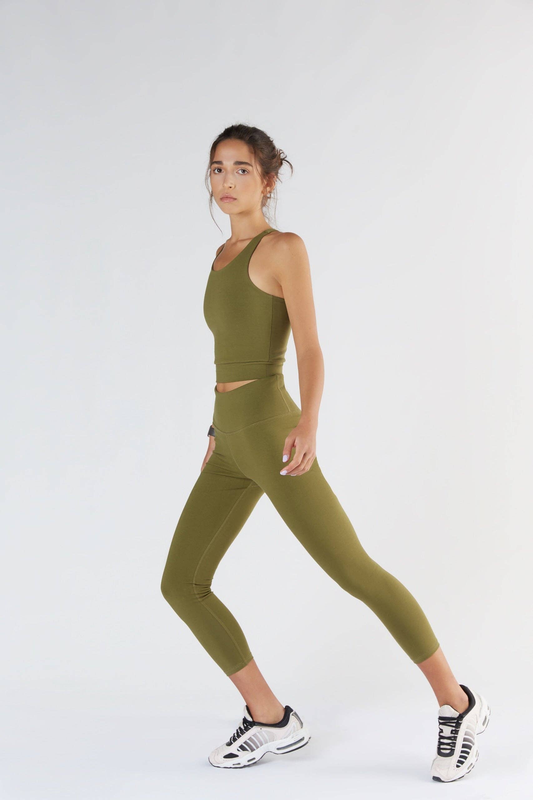 Organic 7/8 Stretch Leggings: Womens - REGN