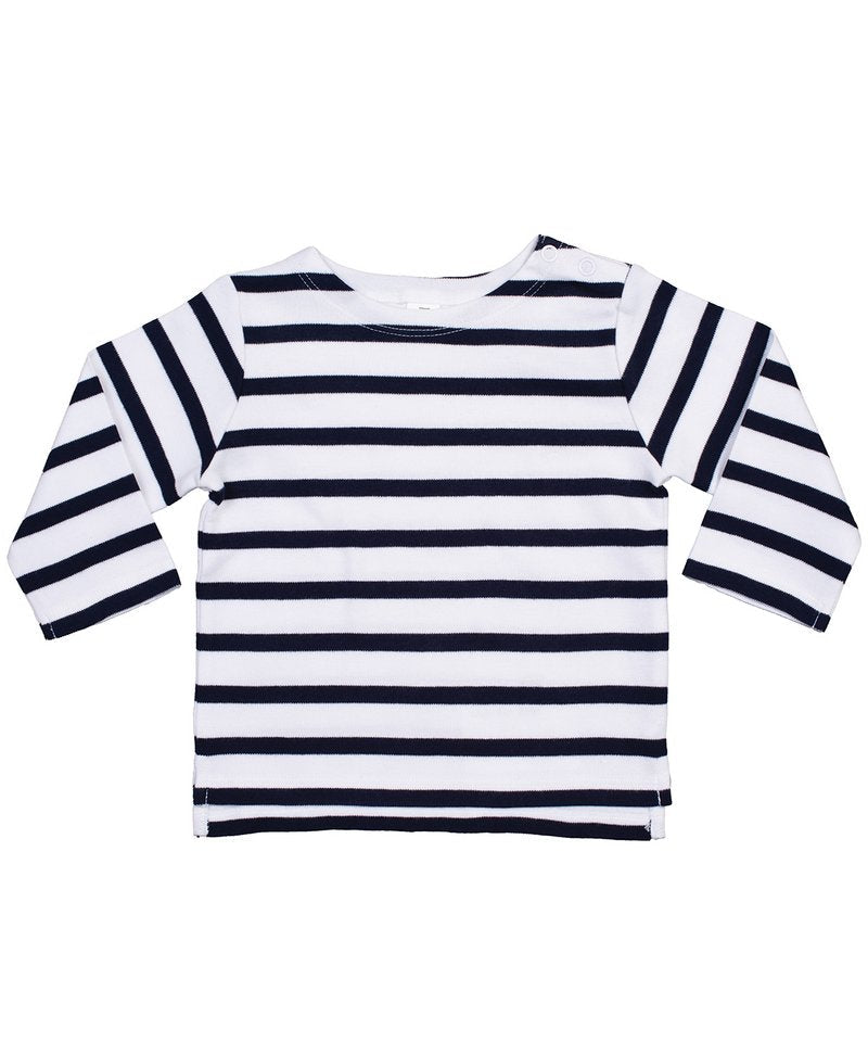 Organic Baby Striped Long Sleeve Breton Top - REGN