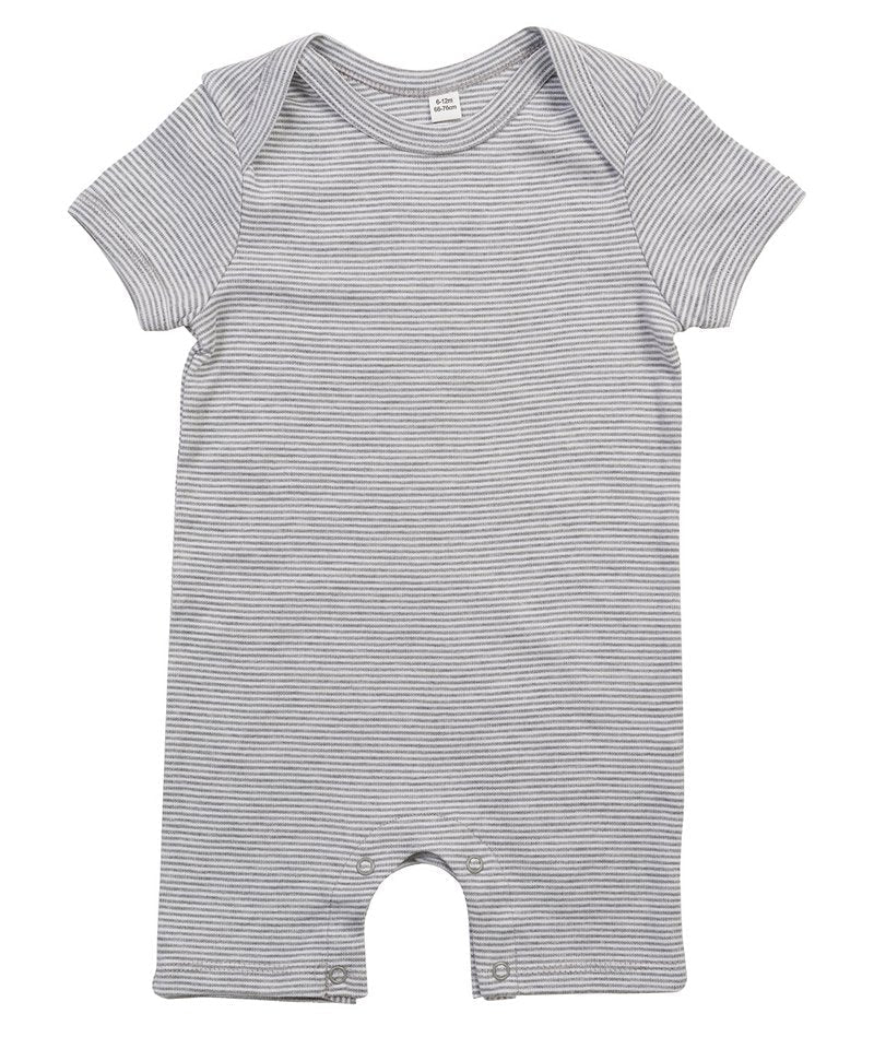 Organic Baby Striped Playsuit - REGN
