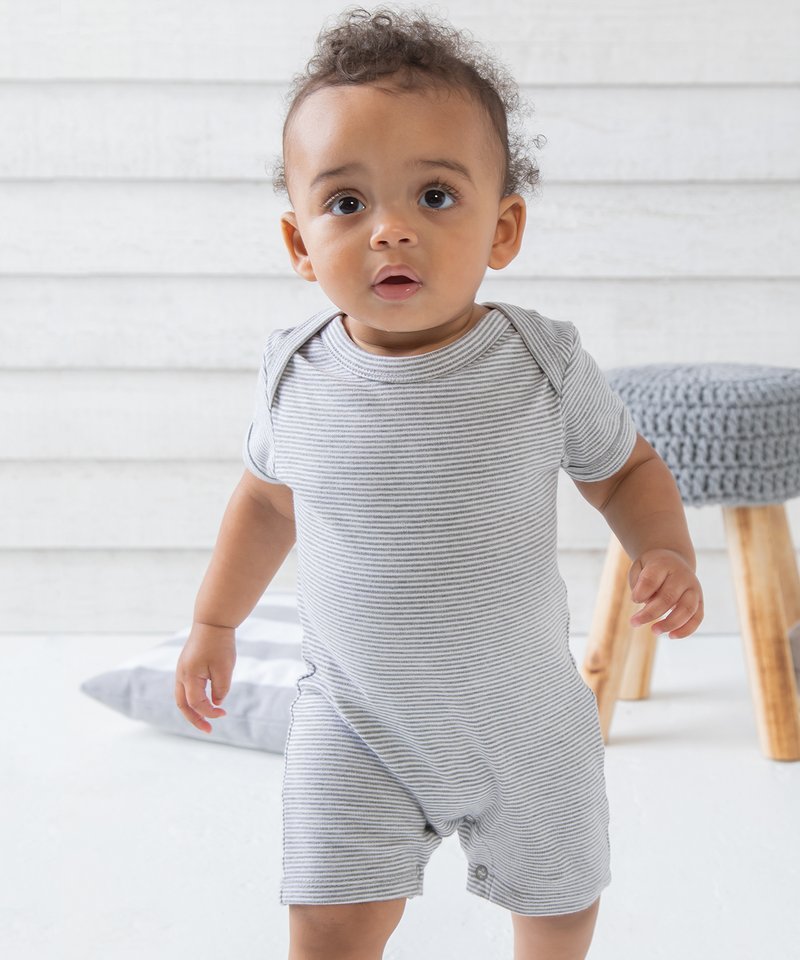 Organic Baby Striped Playsuit - REGN