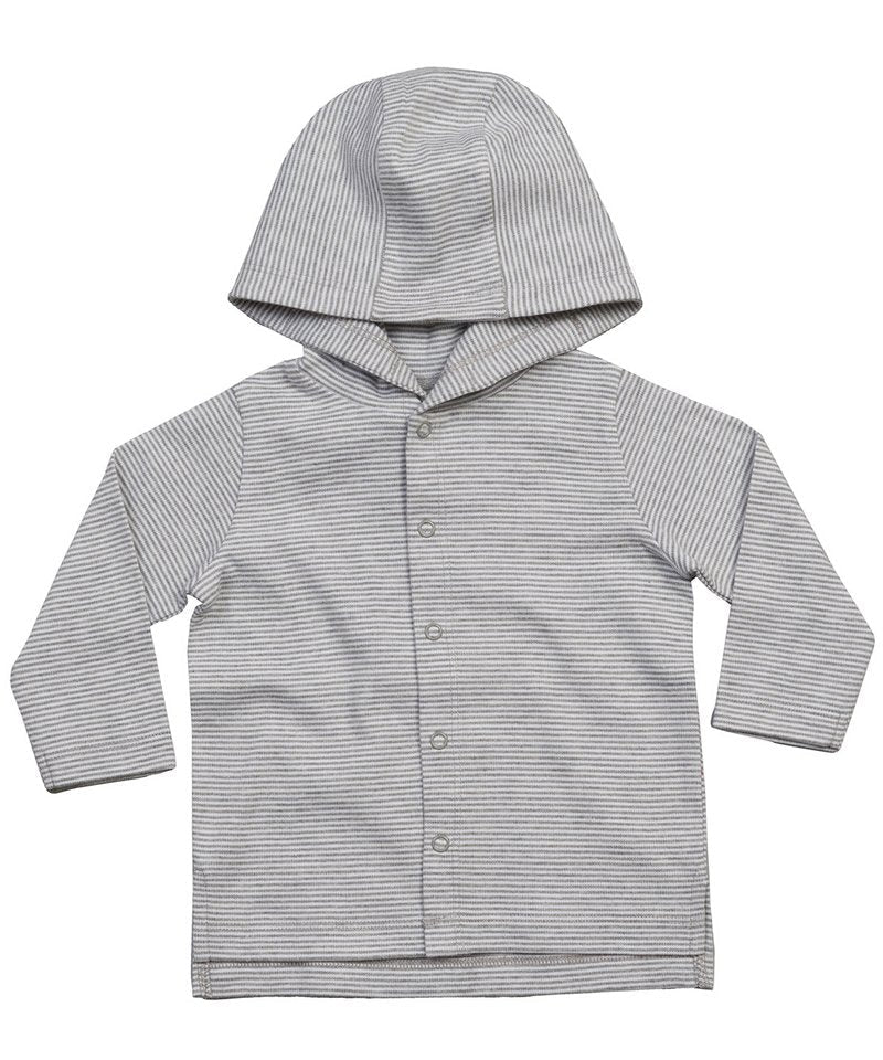 Organic Baby Stripy Hooded Tshirt - REGN