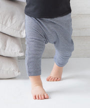 Organic Baby Stripy Jersey Leggings - REGN