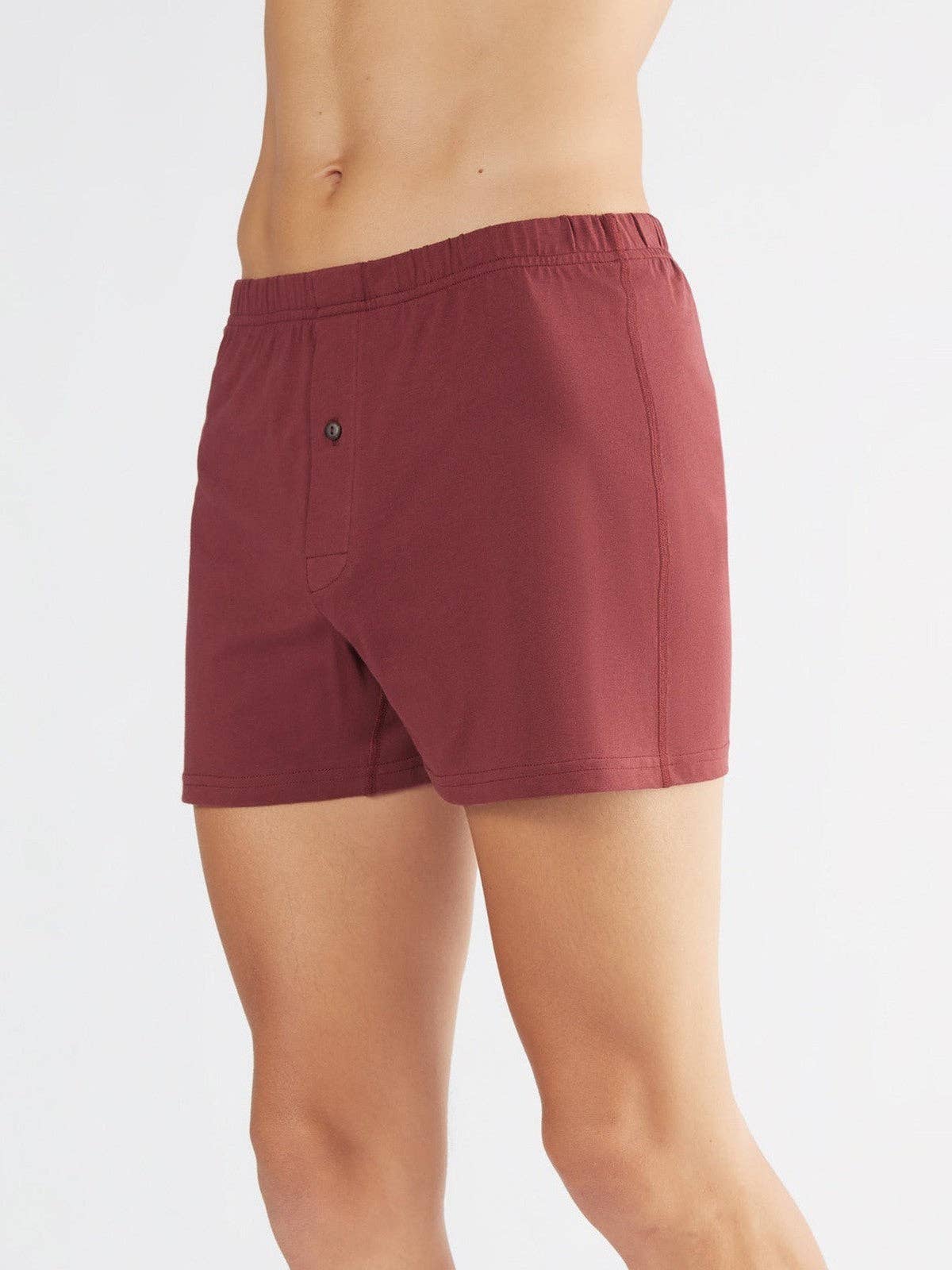Organic Boxer Shorts with Button: Mens - REGN
