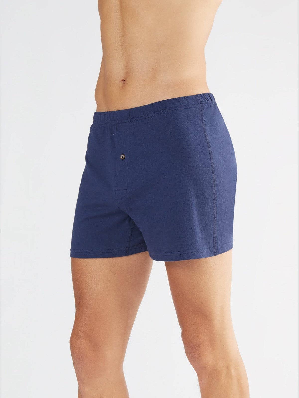 Organic Boxer Shorts with Button: Mens - REGN
