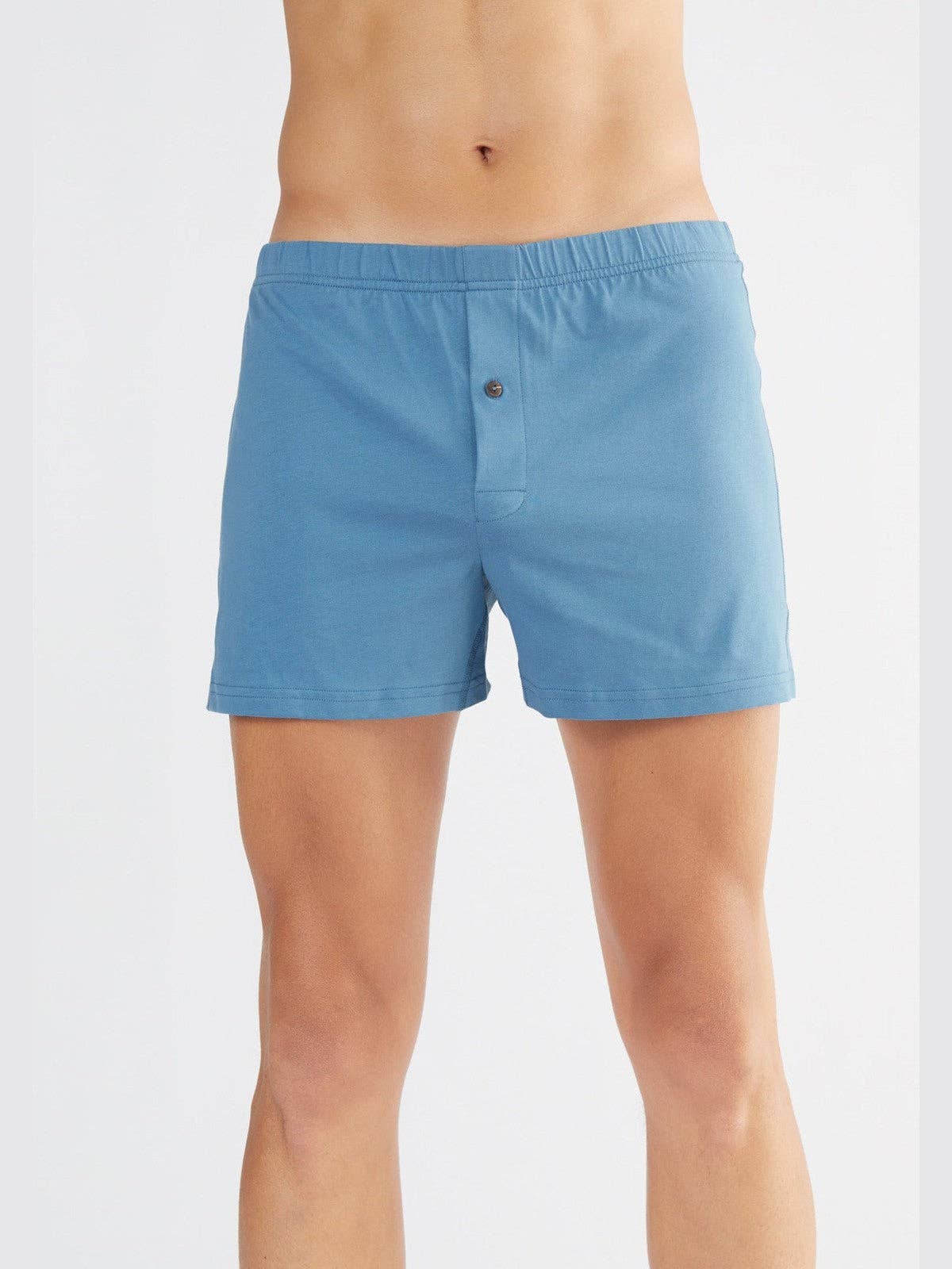Organic Boxer Shorts with Button: Mens - REGN