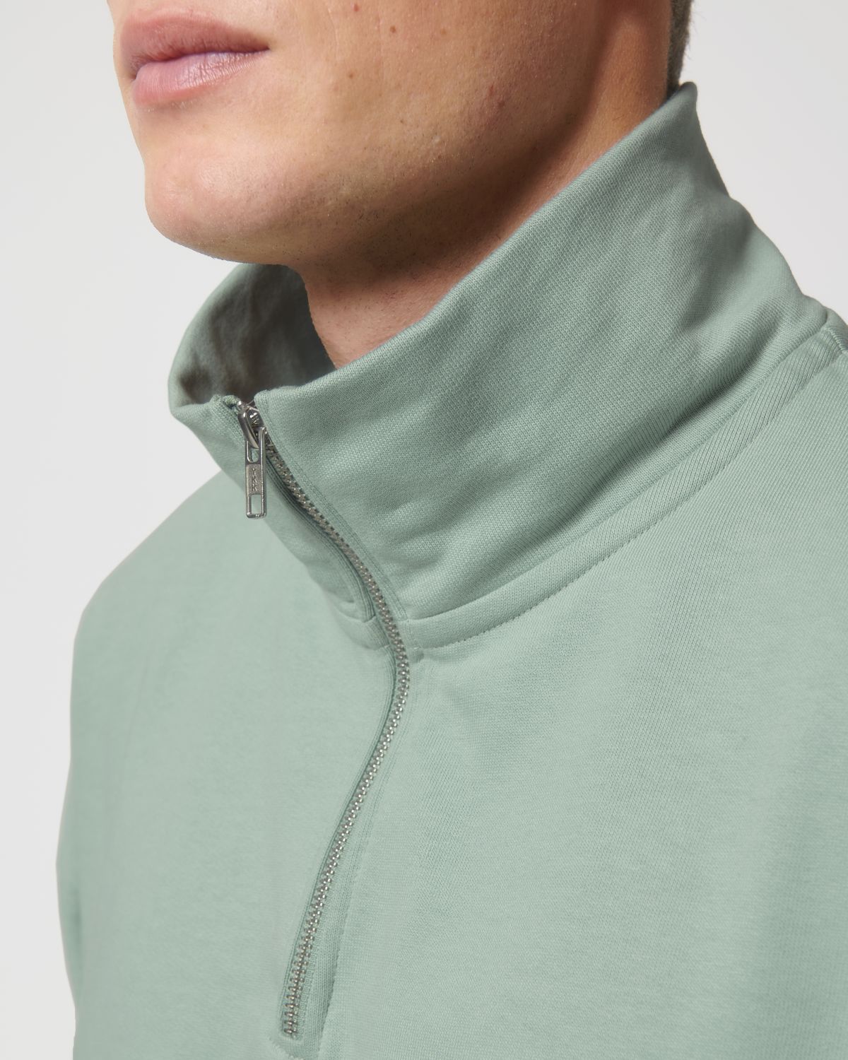 Organic Boxy Quarter Zip Sweatshirt: Unisex - REGN