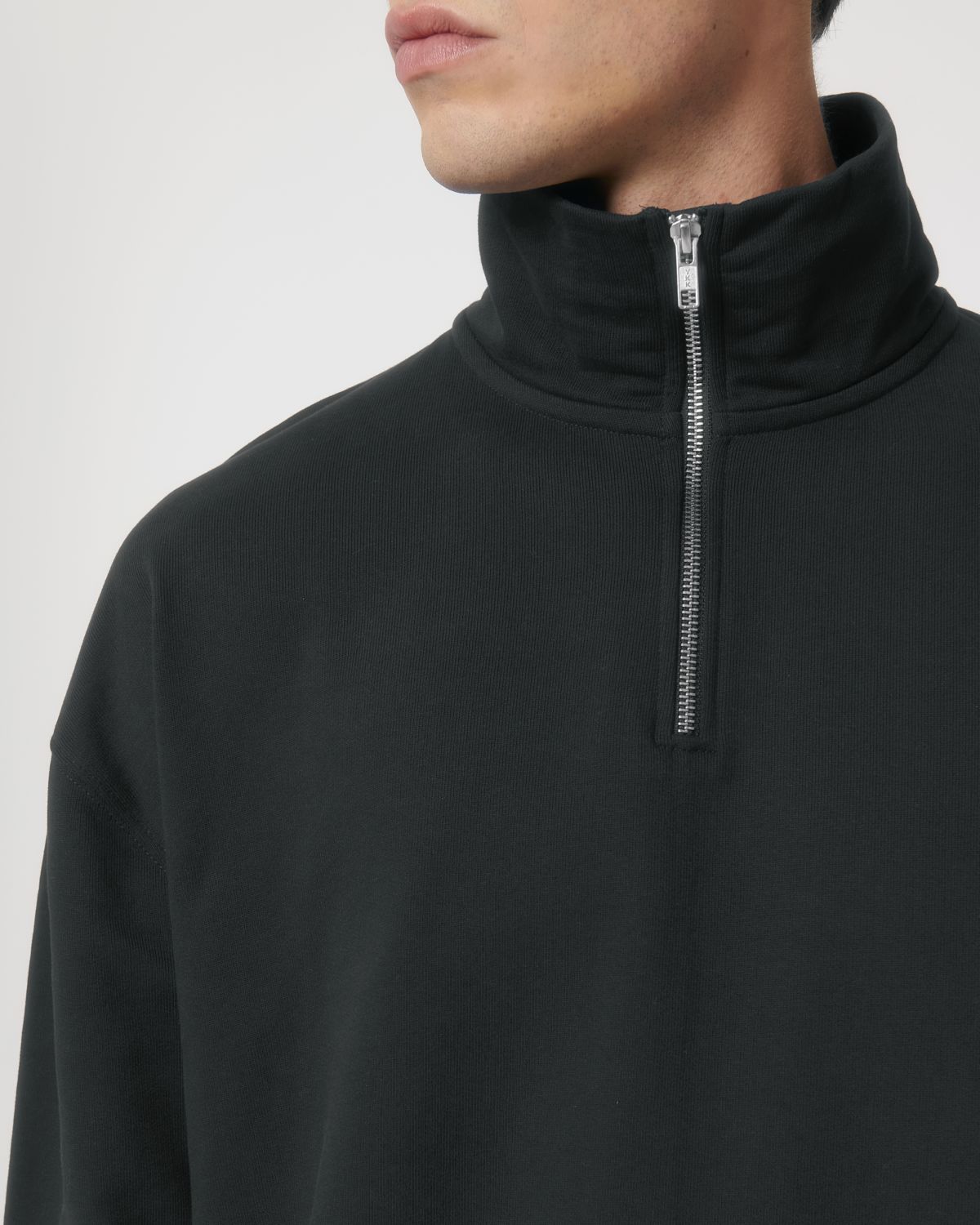 Organic Boxy Quarter Zip Sweatshirt: Unisex - REGN