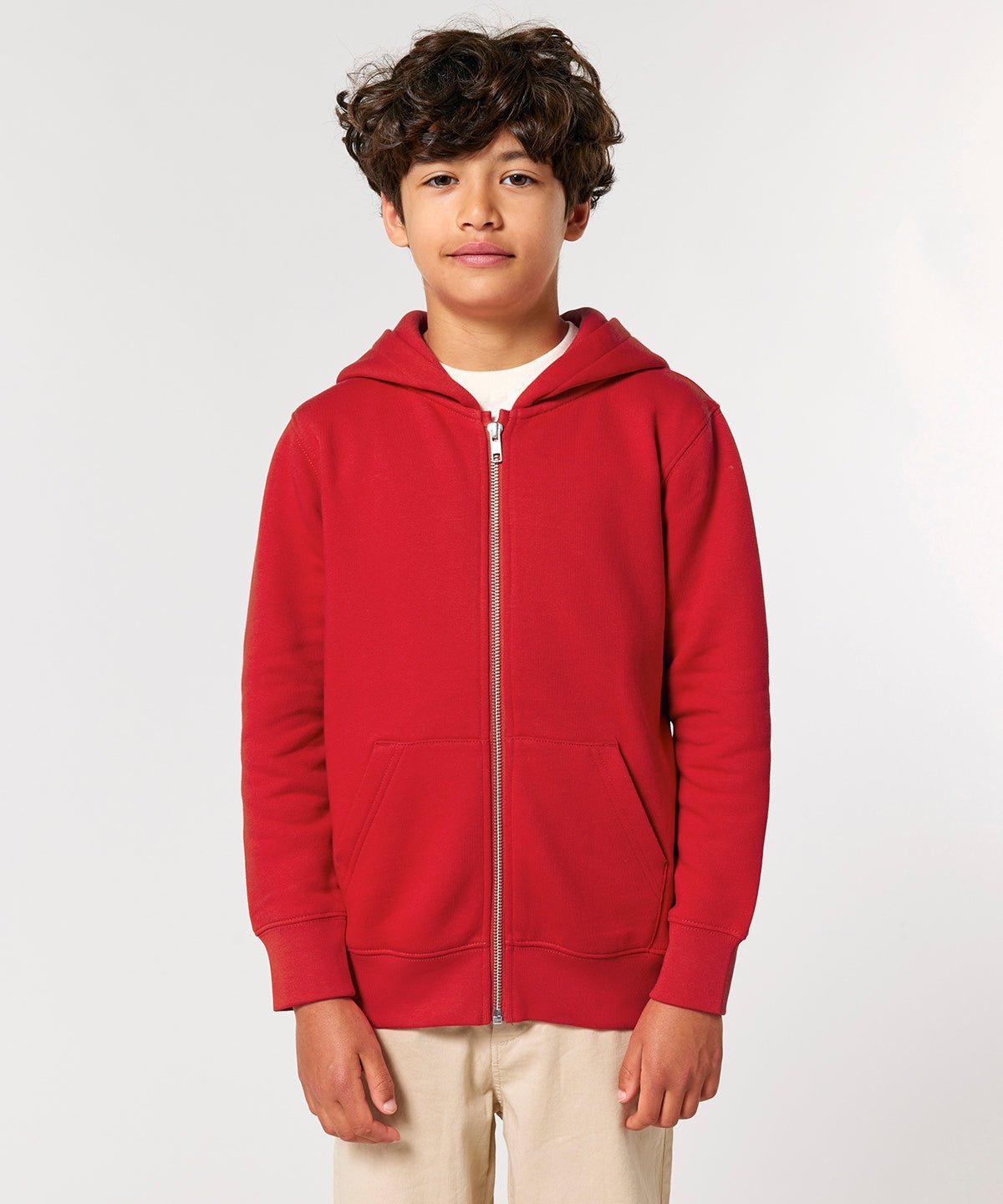 Organic Colours Kids Zipped Hooded Sweatshirt - REGN