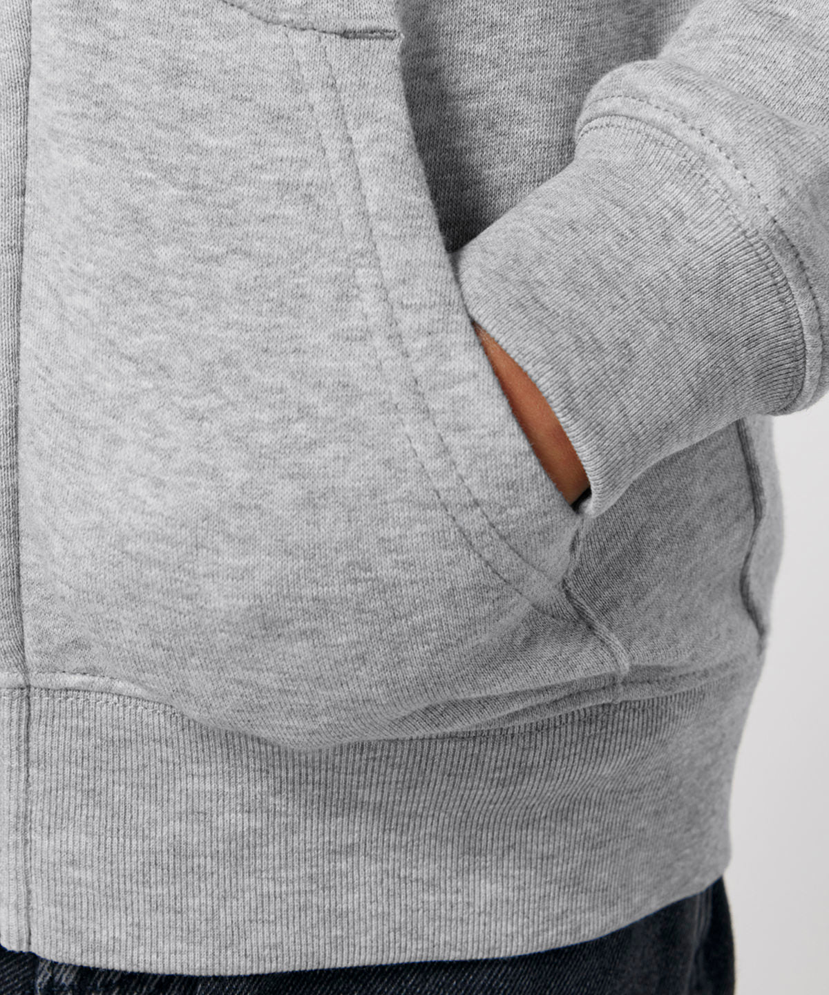 Organic Colours Kids Zipped Hooded Sweatshirt - REGN