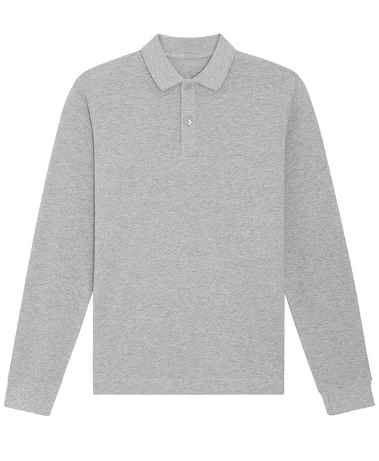 Organic Colours Long Sleeve Polo: Unisex - REGN