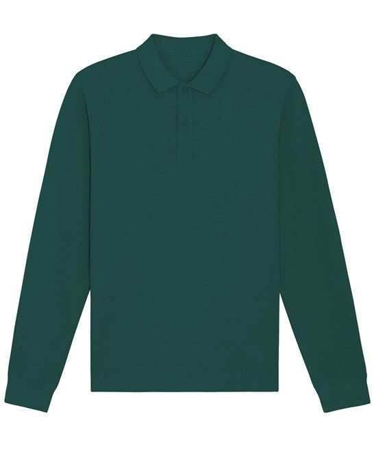 Organic Colours Long Sleeve Polo: Unisex - REGN