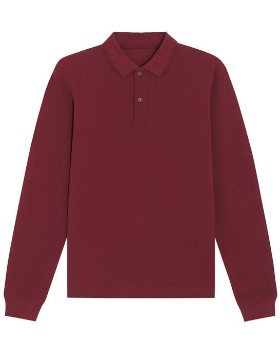 Organic Colours Long Sleeve Polo: Unisex - REGN