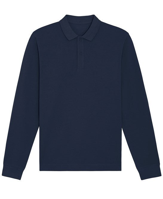 Organic Colours Long Sleeve Polo: Unisex - REGN