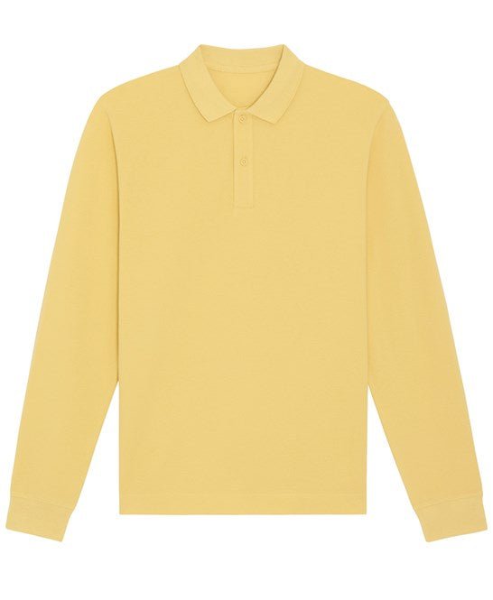 Organic Colours Long Sleeve Polo: Unisex - REGN
