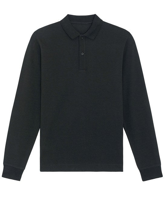 Organic Colours Long Sleeve Polo: Unisex - REGN