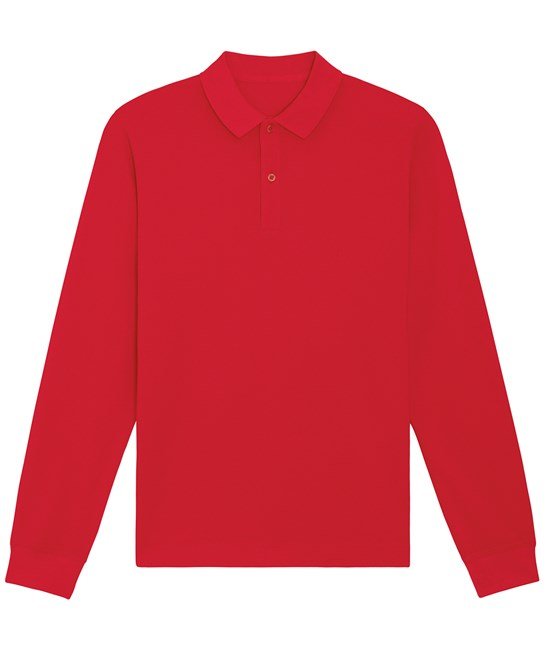 Organic Colours Long Sleeve Polo: Unisex - REGN
