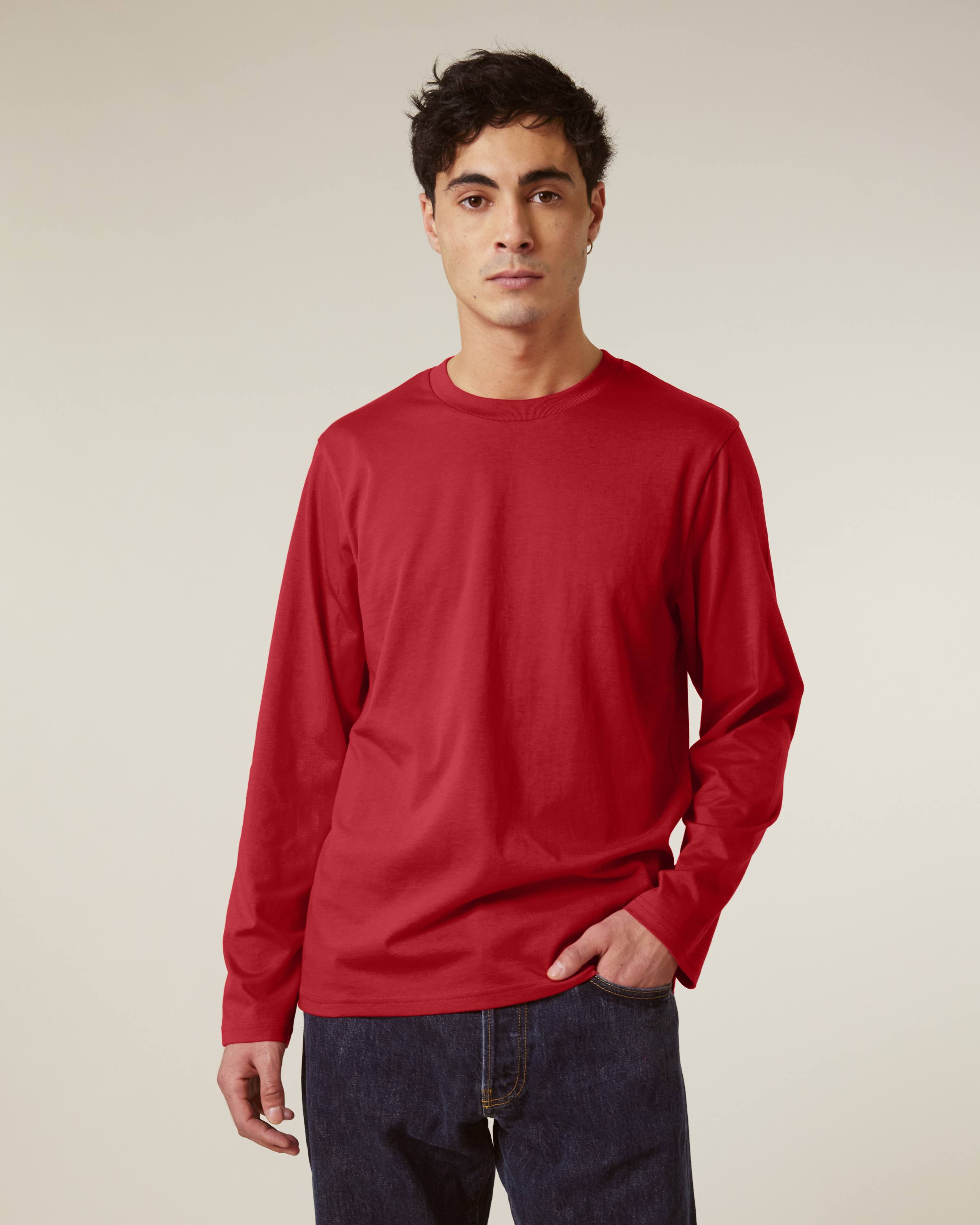 Organic Colours Long Sleeve T-shirt: Mens - REGN