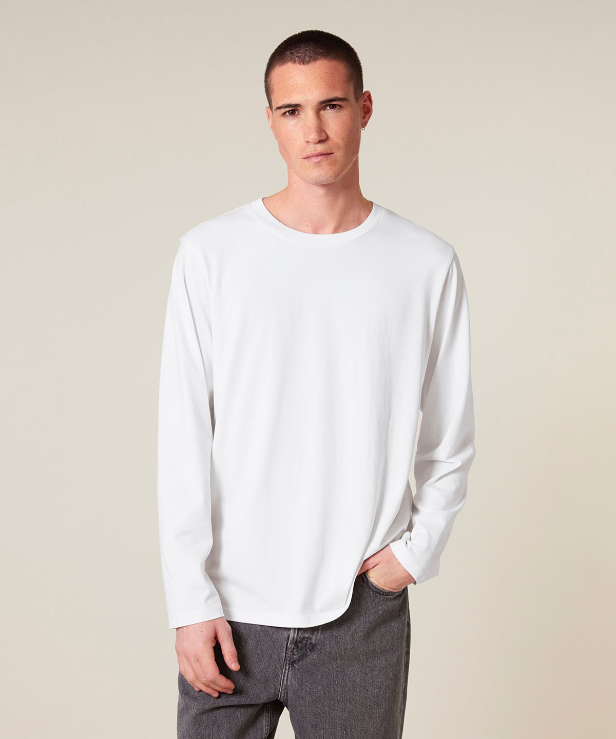 Organic Colours Long Sleeve T-shirt: Mens - REGN
