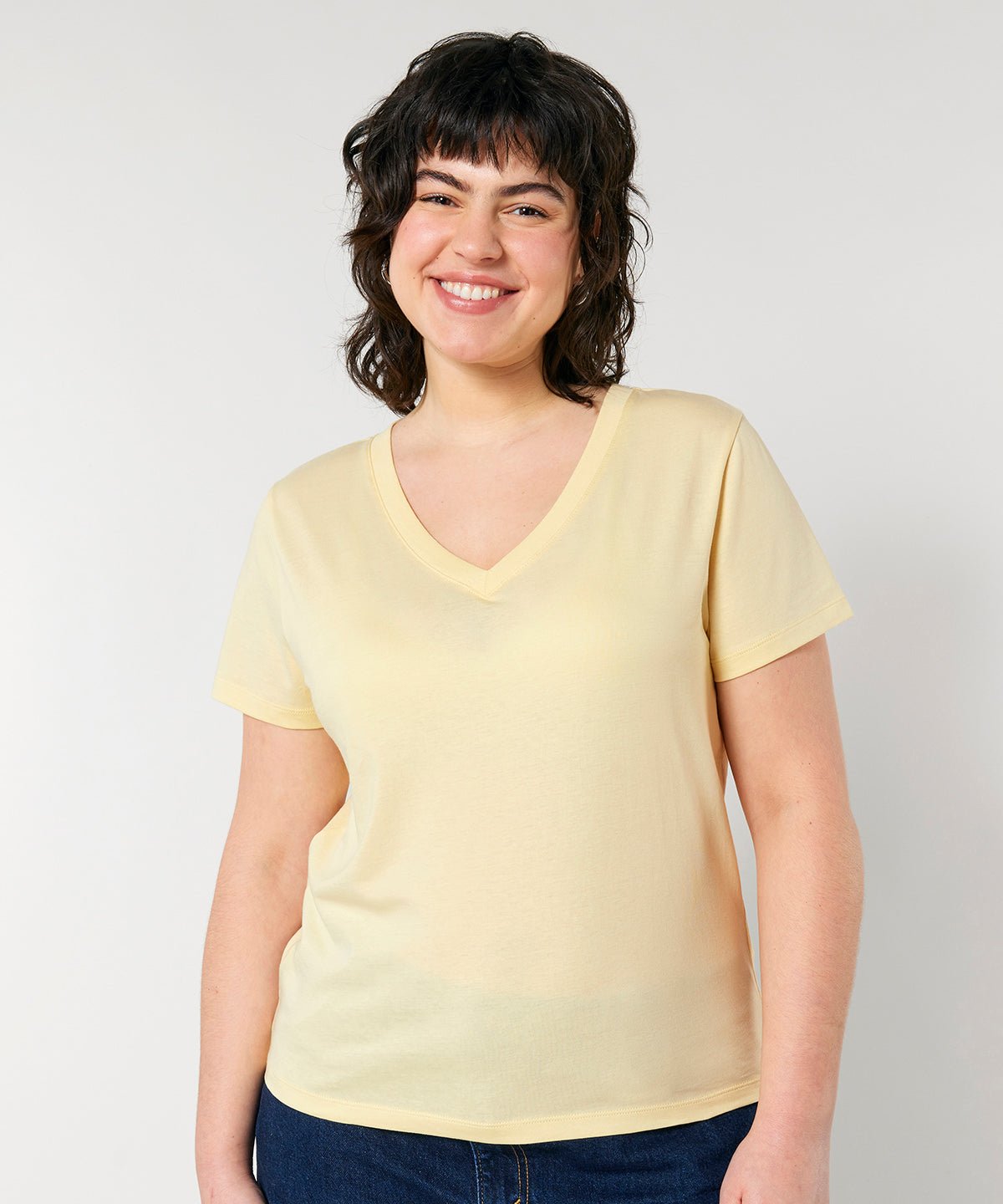 Organic Colours V-neck T-shirt Womens - REGN
