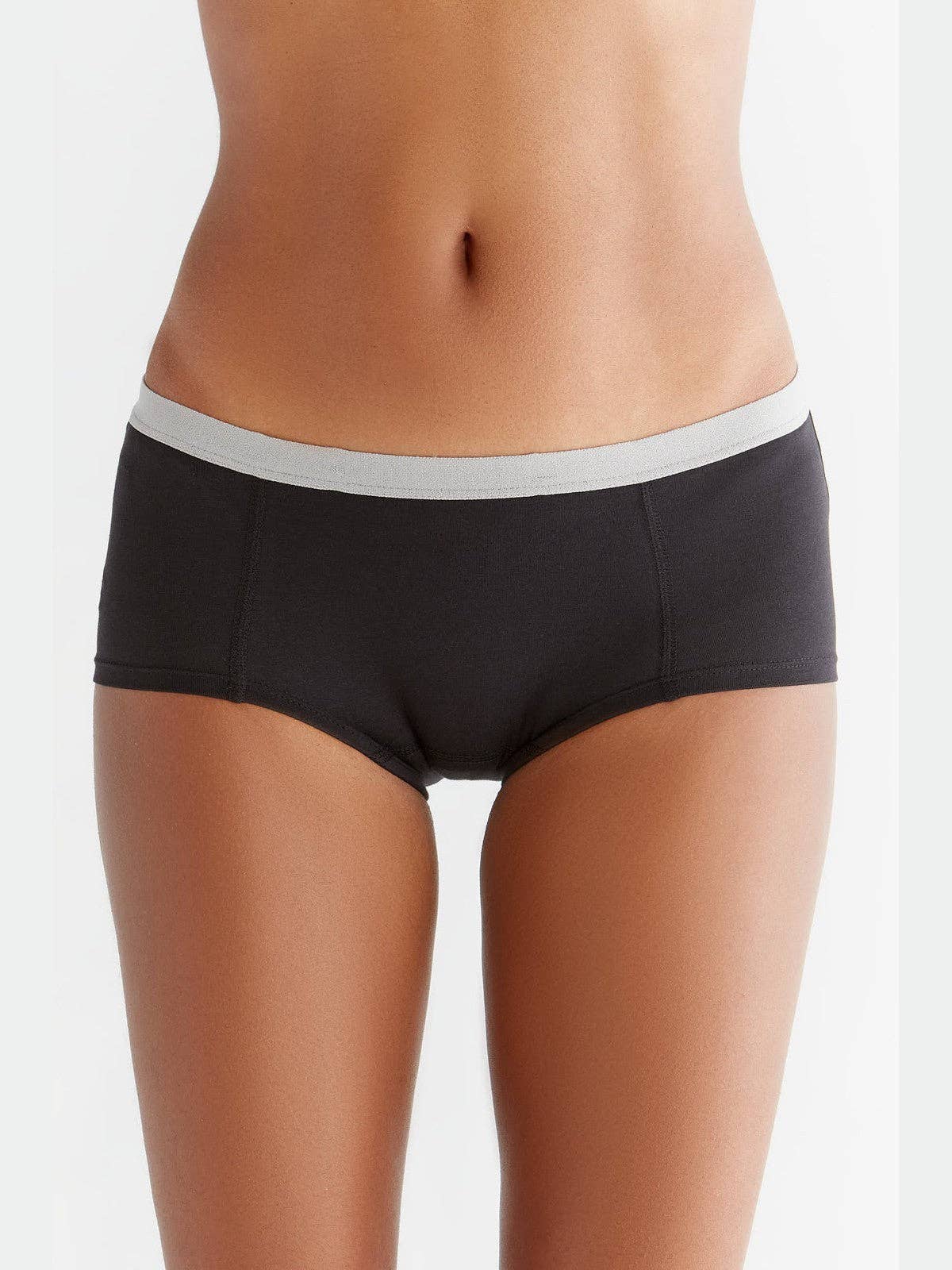 Organic Cotton Boyshorts with Elastic Waistband - REGN