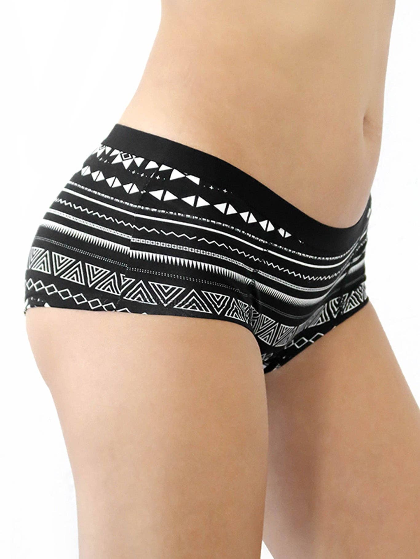 Organic Cotton Boyshorts with Elastic Waistband - REGN