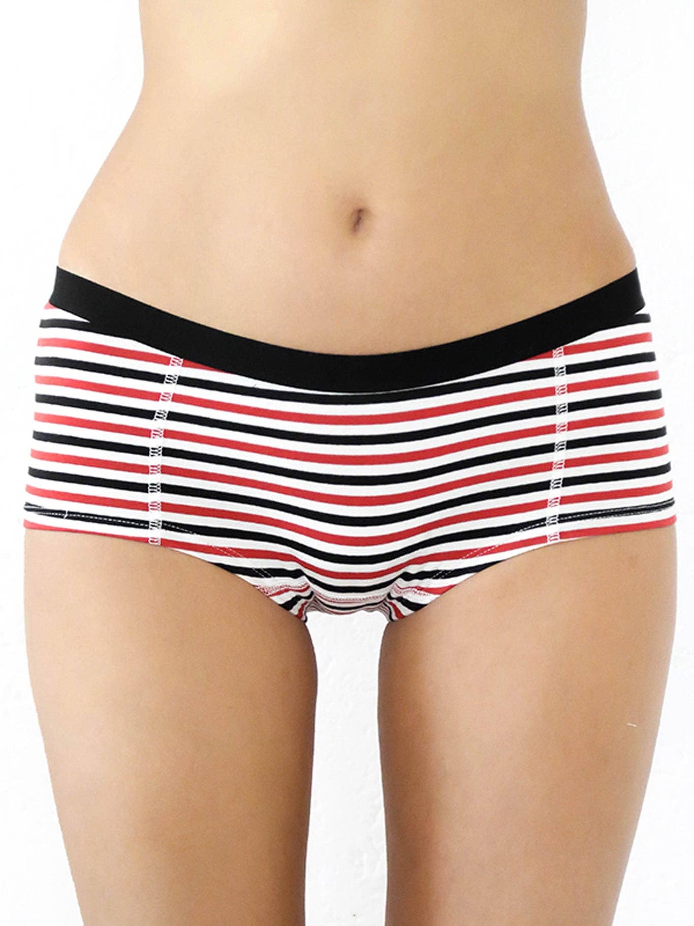 Organic Cotton Boyshorts with Elastic Waistband - REGN