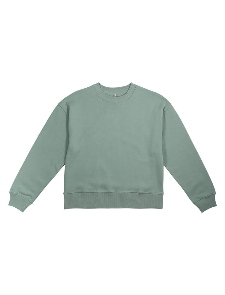 Organic Cotton Dropped Shoulder Sweatshirt: Womens - REGN