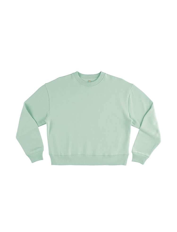 Organic Cotton Dropped Shoulder Sweatshirt: Womens - REGN