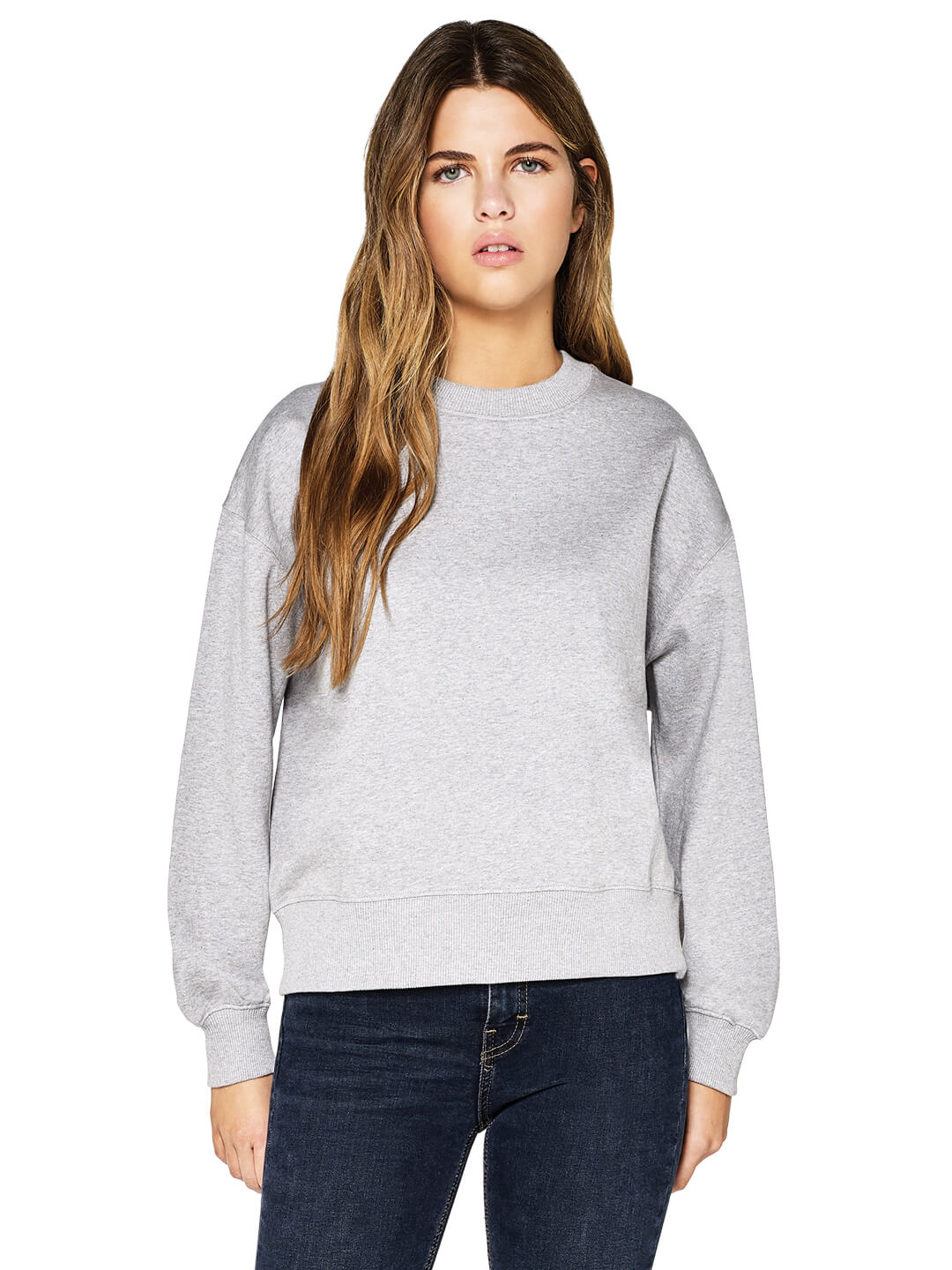 Organic Cotton Dropped Shoulder Sweatshirt: Womens - REGN