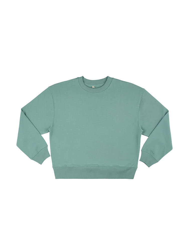 Organic Cotton Dropped Shoulder Sweatshirt: Womens - REGN