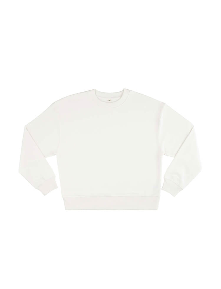 Organic Cotton Dropped Shoulder Sweatshirt: Womens - REGN
