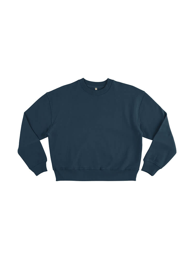Organic Cotton Dropped Shoulder Sweatshirt: Womens - REGN