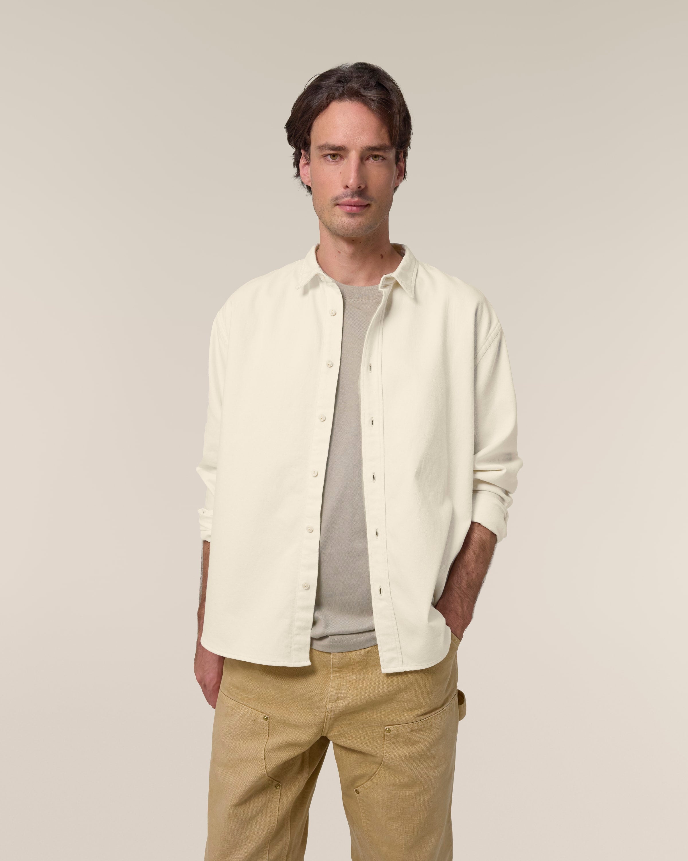 Organic Cotton Heavy Relaxed Shirt: Unisex - REGN