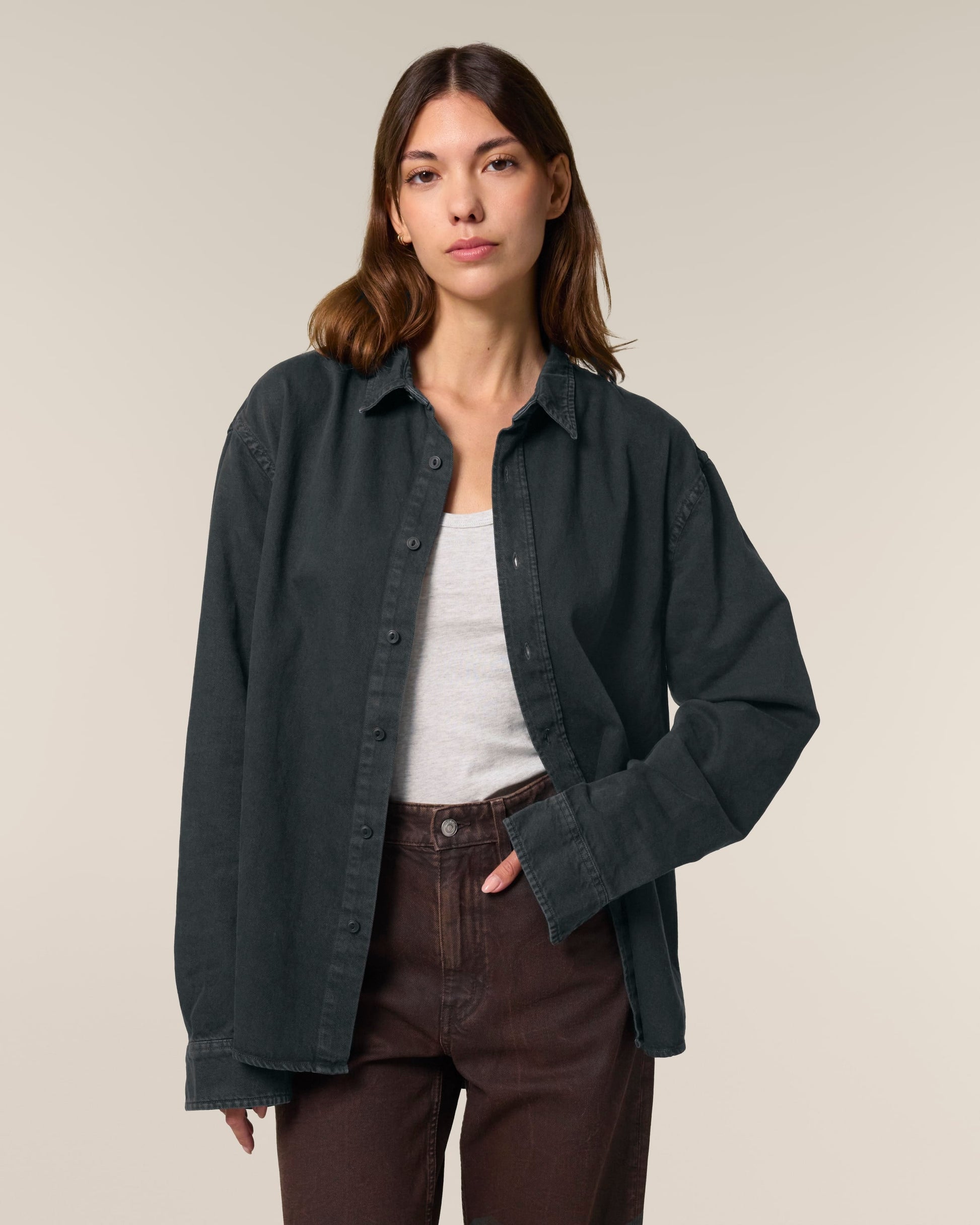 Organic Cotton Heavy Relaxed Shirt: Unisex - REGN