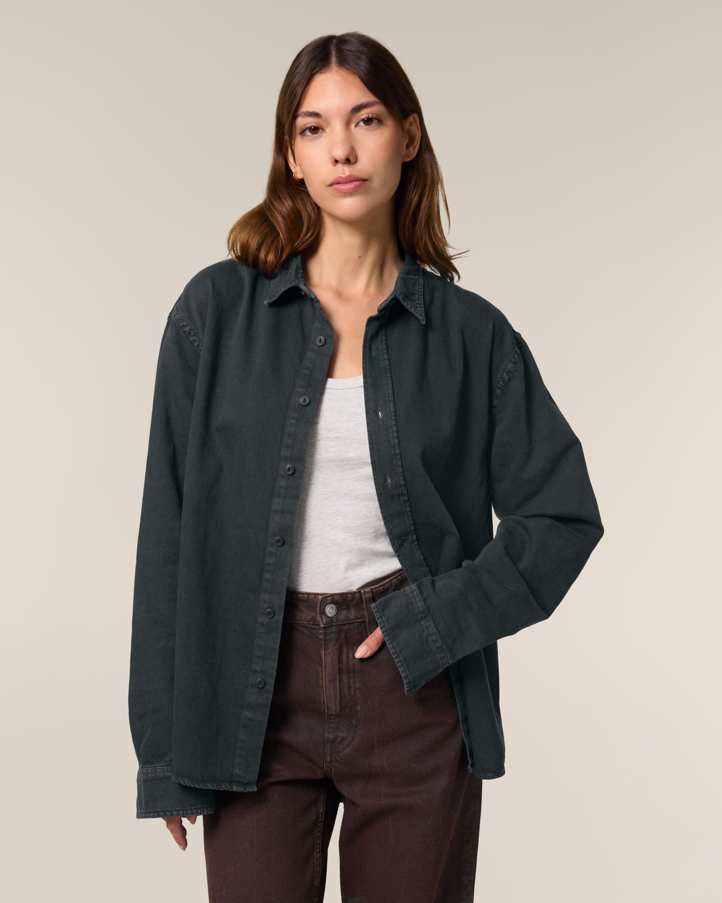 Organic Cotton Heavy Relaxed Shirt: Unisex - REGN