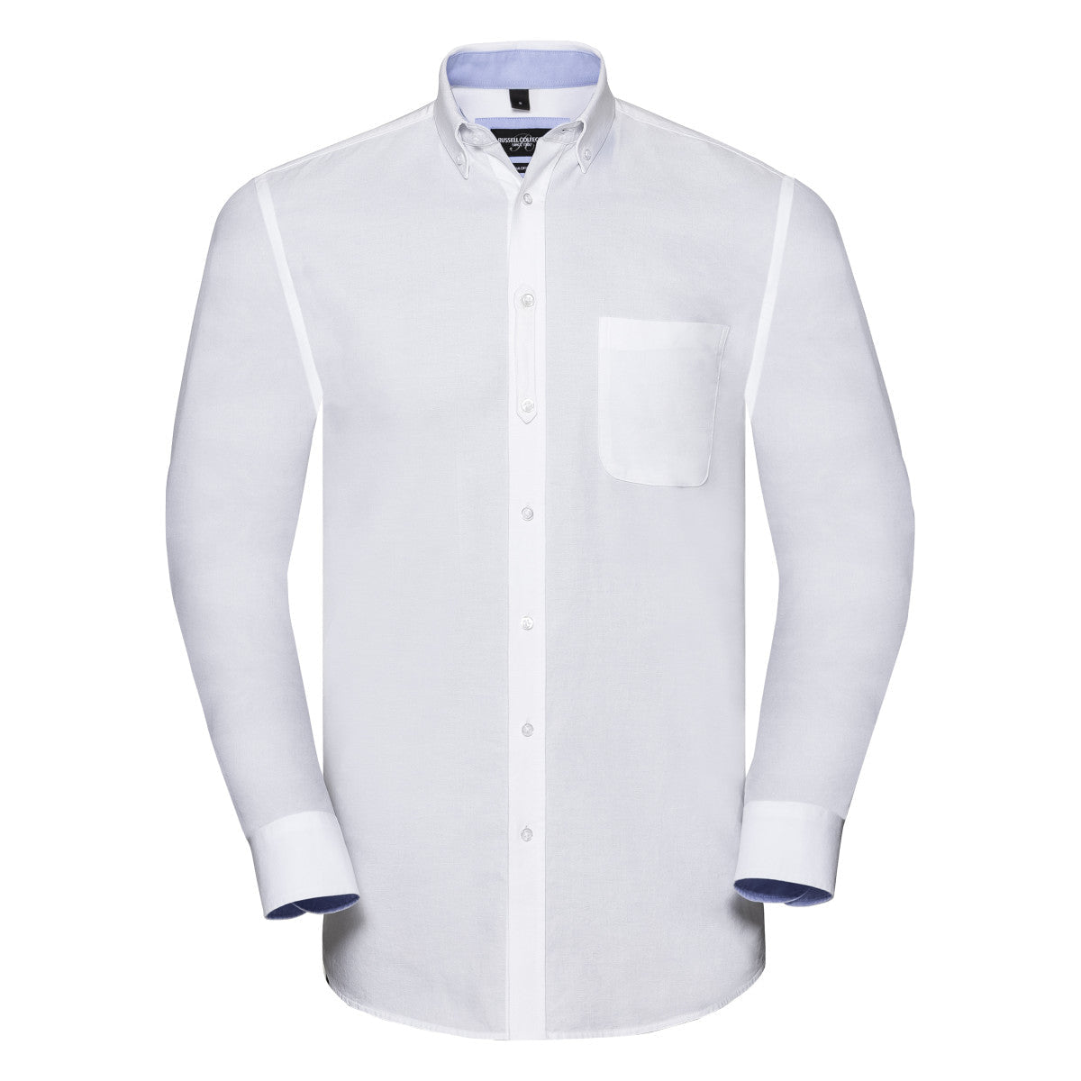 Organic Cotton Long Sleeve Oxford Shirt: Russell Collection - REGN