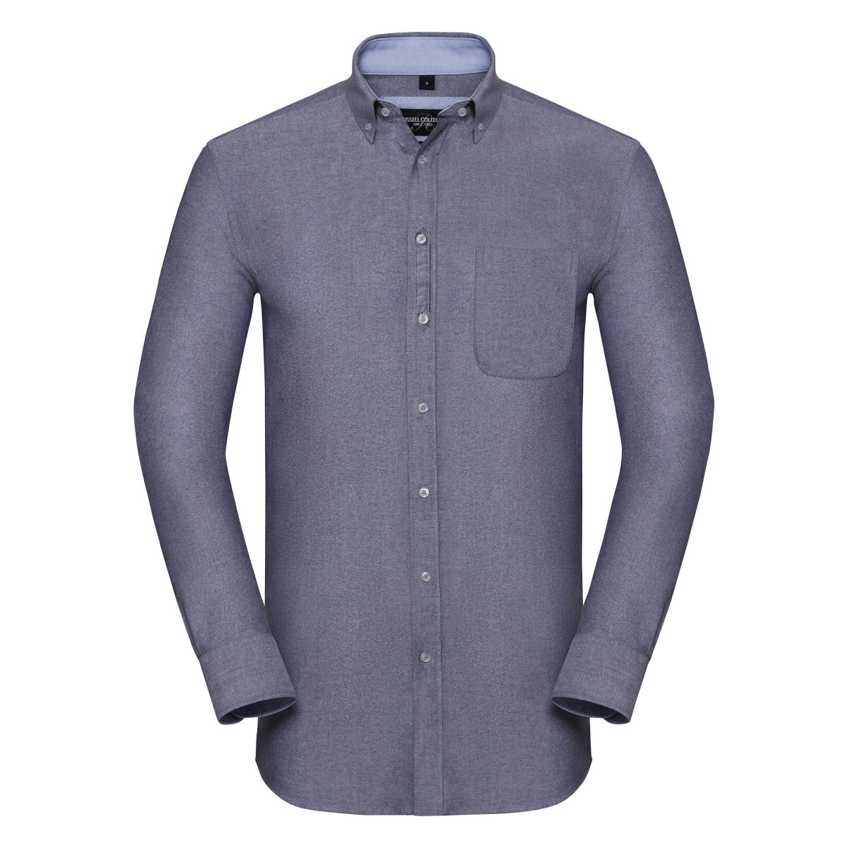 Organic Cotton Long Sleeve Oxford Shirt: Russell Collection - REGN