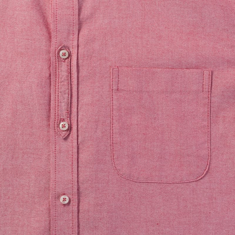 Organic Cotton Long Sleeve Oxford Shirt: Russell Collection - REGN
