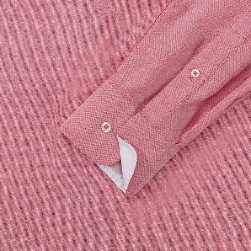 Organic Cotton Long Sleeve Oxford Shirt: Russell Collection - REGN