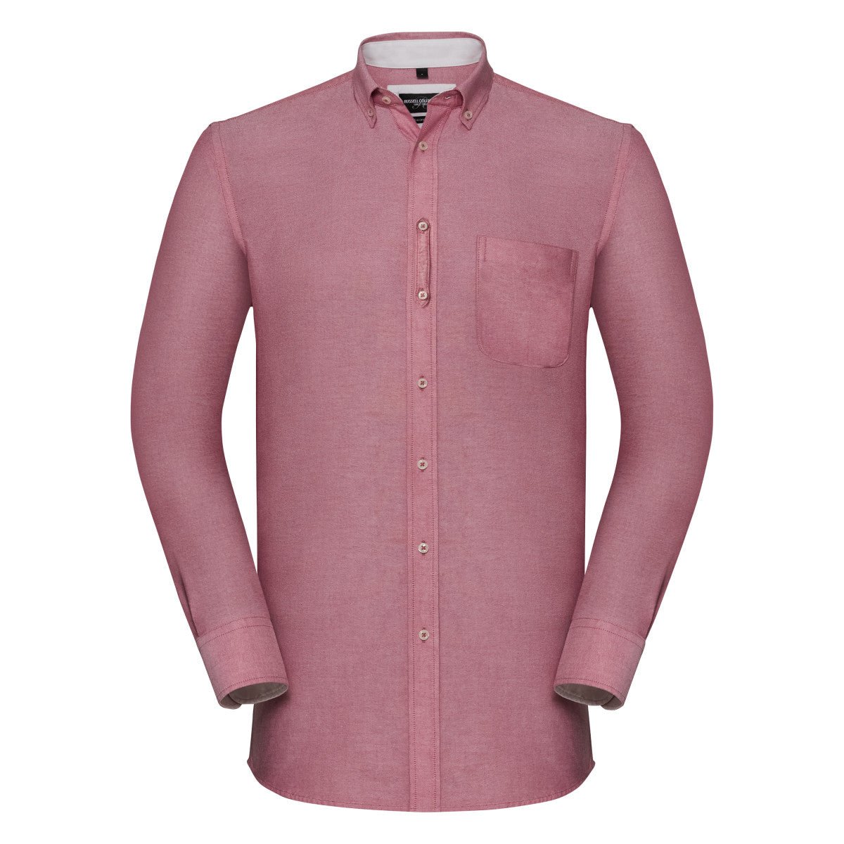 Organic Cotton Long Sleeve Oxford Shirt: Russell Collection - REGN