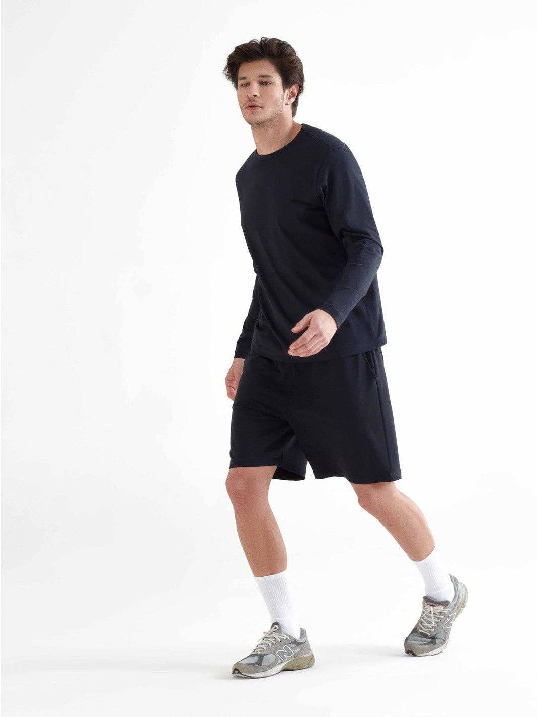 Organic Cotton & Modal Long Sleeve T-shirt: Mens - REGN