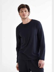Organic Cotton & Modal Long Sleeve T-shirt: Mens - REGN