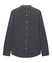 Organic Cotton Oxford Long Sleeve Shirt: Mens - REGN