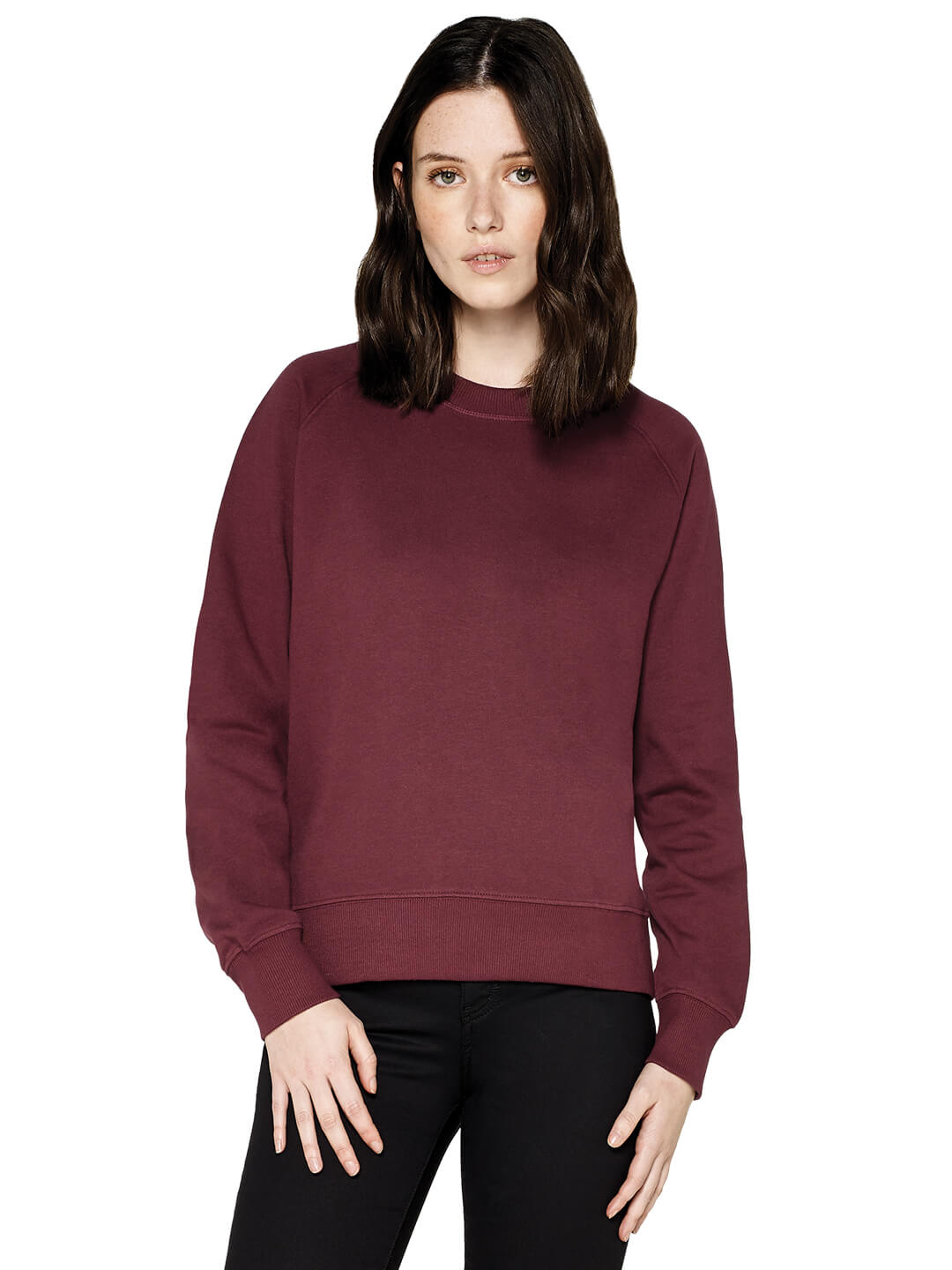 Organic Cotton Raglan Sweatshirt: Womens Earth Positive - REGN