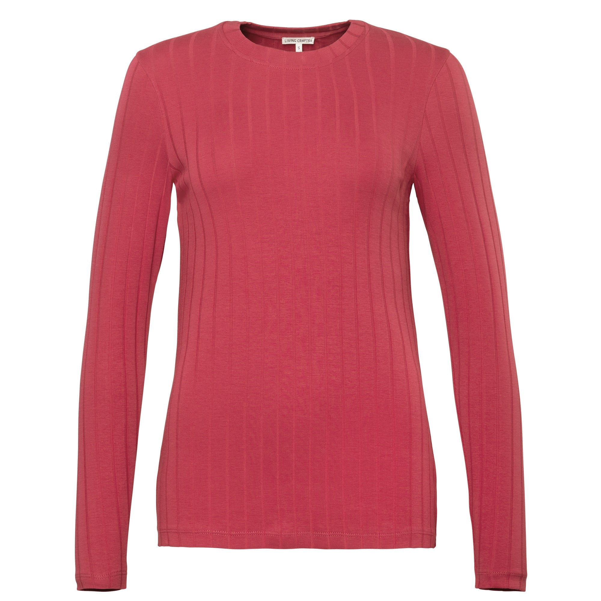 Organic Cotton Ribbed Long Sleeve T-shirt: Womens - REGN